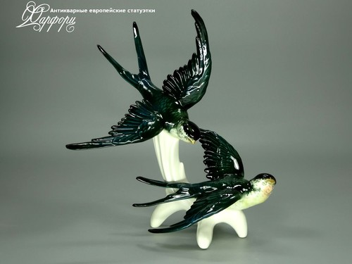 Купить фарфоровые статуэтки KARL ENS, Ласточки, Германия